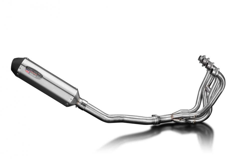 Kawasaki ZZR600 D/E ZZR400 K/N 90-09 Exhaust 4-1 343mm X-Oval Stainless Silencer