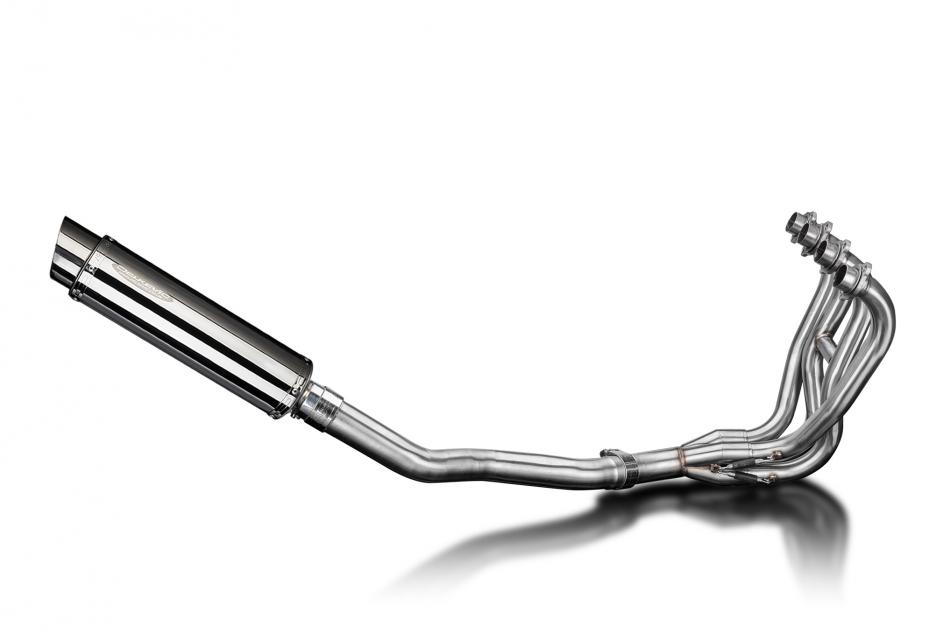 Kawasaki ZZR600 D/E ZZR400 K/N 90-09 Exhaust 4-1 350mm Round Stainless Silencer