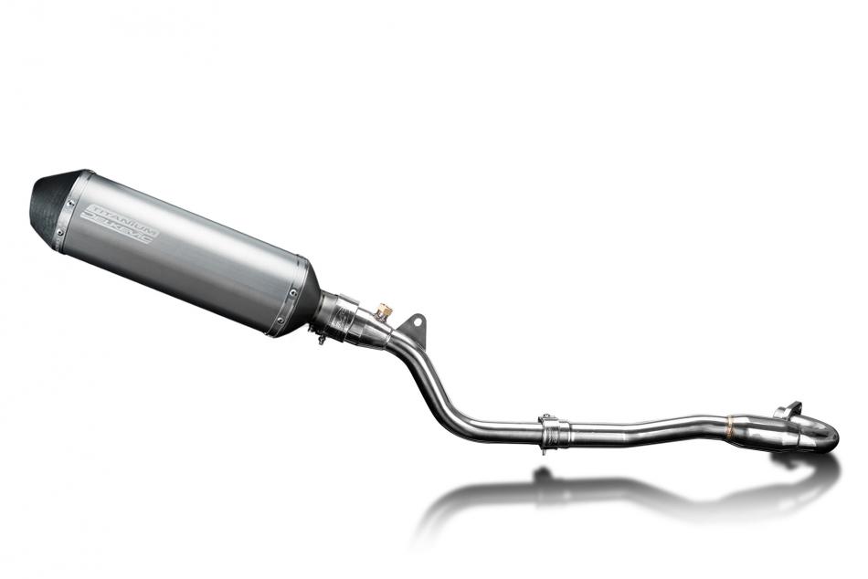 Kawasaki KLX250H 06-07 KLX250S 09-20 Full Exhaust 343mm X-Oval Titanium Silencer