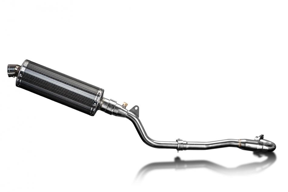Kawasaki KLX250H 06-07 KLX250S 09-20 Full Exhaust 350mm Oval Carbon Silencer