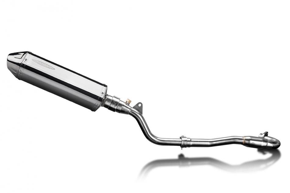 Kawasaki KLX250H 06-07 KLX250S 09-20 Exhaust 320mm Tri-Oval Stainless Silencer