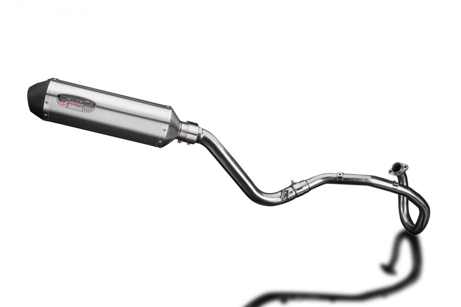 SUZUKI DR650SE 1996-2023 Complete Exhaust 343mm X-Oval Stainless Silencer Can