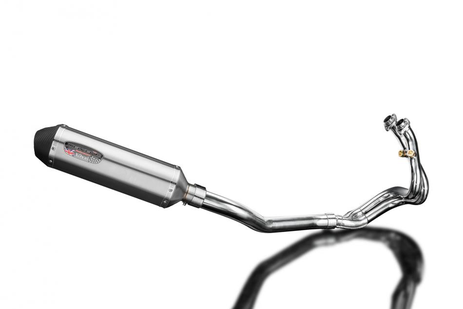 CFMOTO 650NK 2016-2023 Complete Exhaust System 343mm X-Oval Stainless Silencer