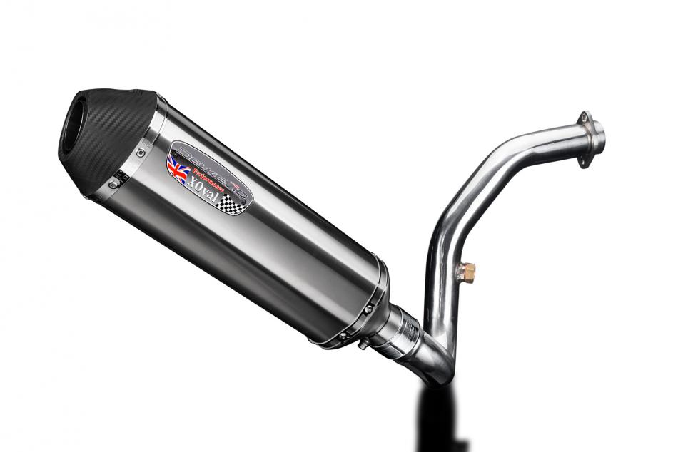 G310R G310GS 2017-2024 / XOVAL 343mm (13.5 inch) R/H SILENCER COMPLETE SYSTEM BRUSH 304 STAINLESS ST