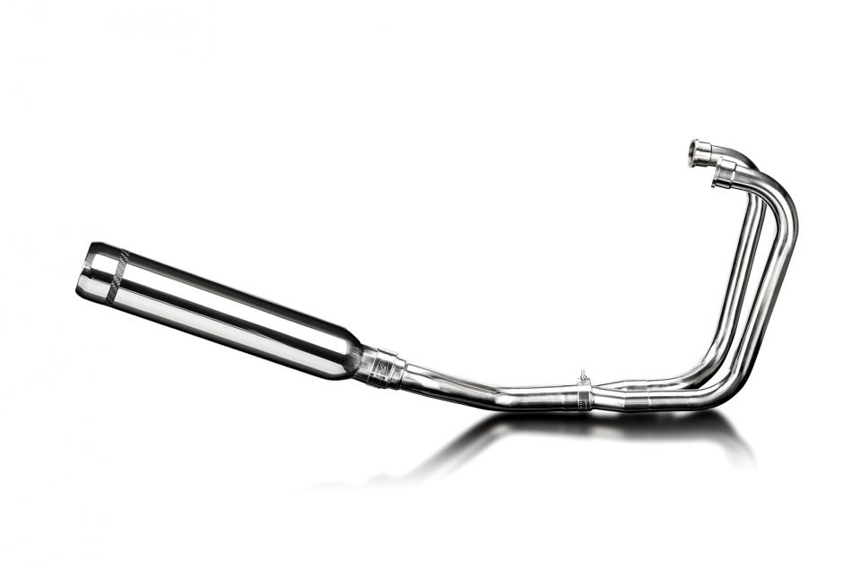 Honda CB450 CL450 1969-1974 Full Exhaust 2-1 410mm Stainless Bull Nose Silencer