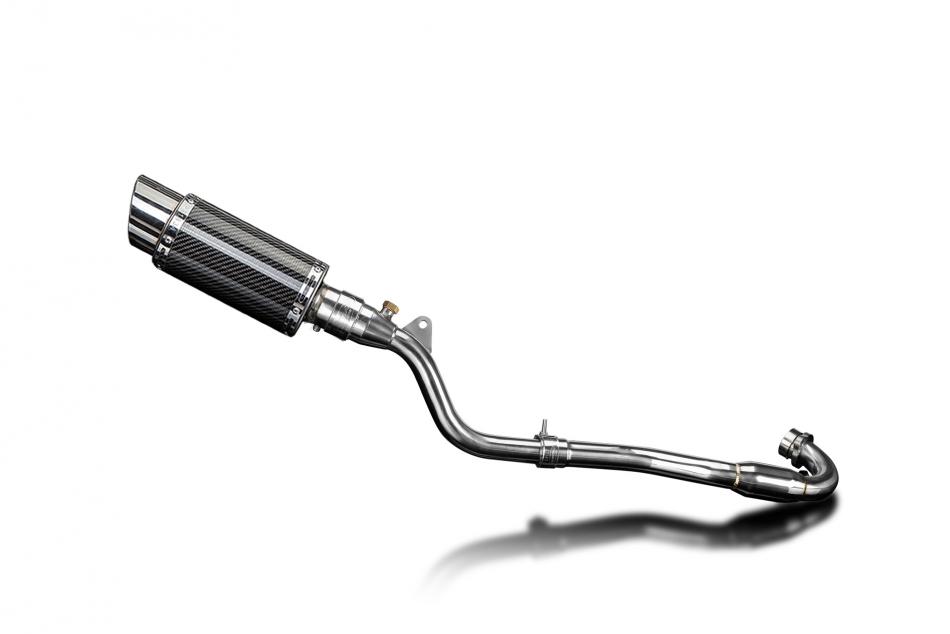 Kawasaki KLX300 2020-2024 Delkevic 200mm Round Carbon Exhaust Silencer Can Kit