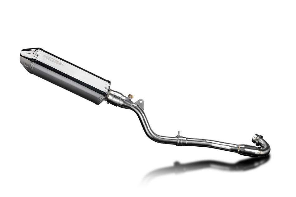 Kawasaki KLX300 2020-2024 Delkevic 320mm Tri-Oval Stainless Exhaust Silencer Kit