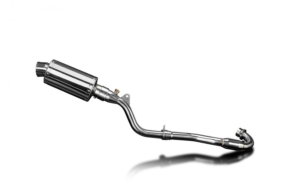 Kawasaki KLX300 2020-2024 Delkevic 225mm Oval Stainless Exhaust Silencer Can Kit