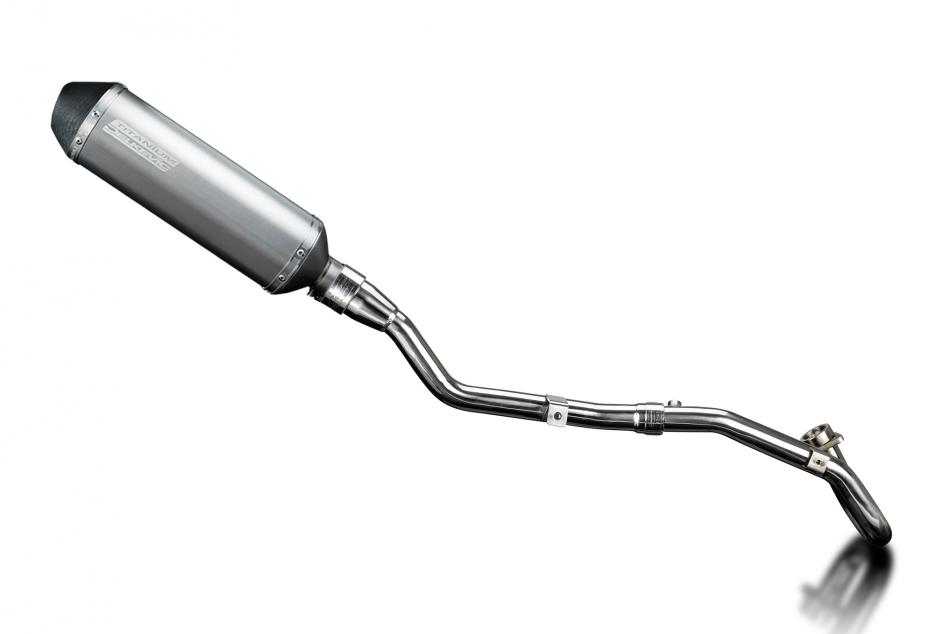 Honda CRF300L 2021-2024 Complete Exhaust 343mm X-Oval Titanium Silencer Can