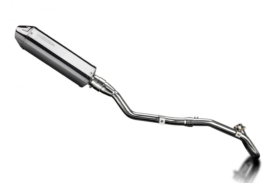 Honda CRF300L 2021-2024 Complete Exhaust 320mm Tri-Oval Stainless Silencer Can