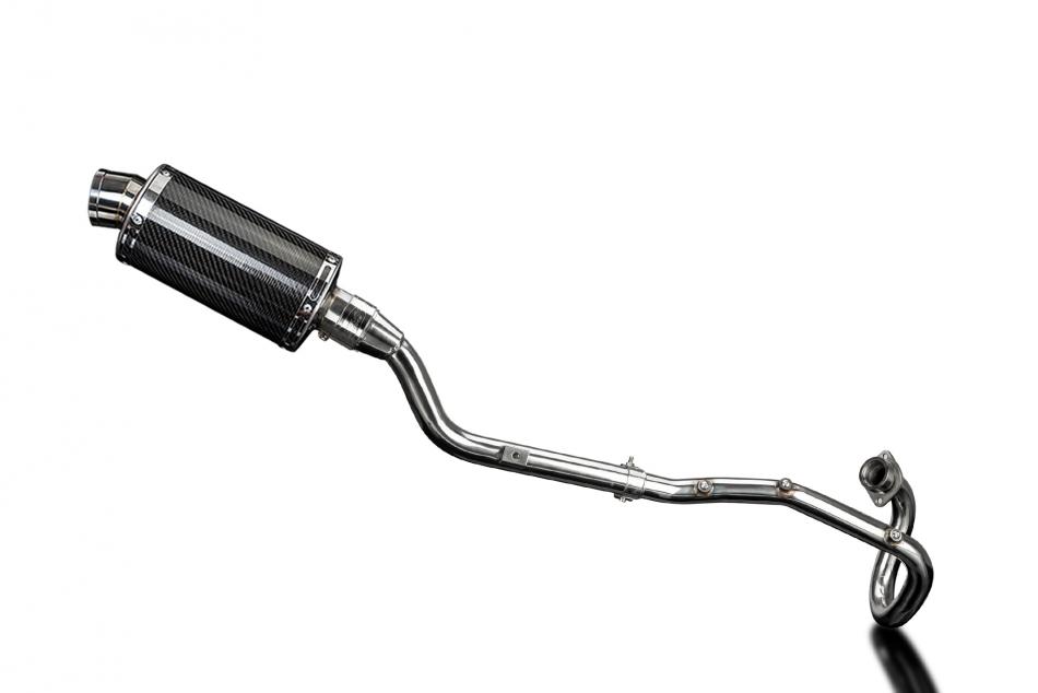 XT225 SEROW 1992-2007 / DS70 OVAL 225mm (9 inch) CARBON FIBRE SILENCER COMPLETE SYSTEM