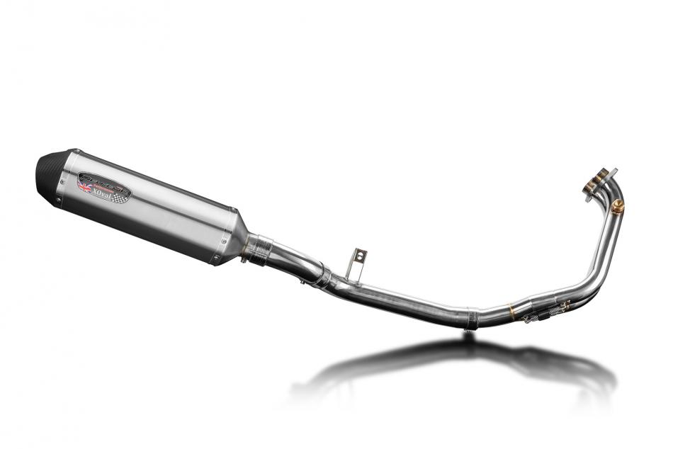 Benelli Leoncino 500 Trail 21-23 Full Exhaust 2-1 343mm XOval Stainless Silencer