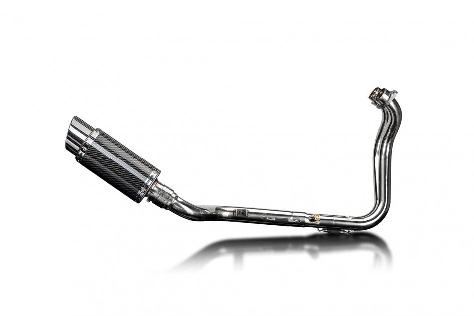Suzuki GSX-8S 2023-2024 Delkevic Full Exhaust 2-1 200mm Round Carbon Silencer