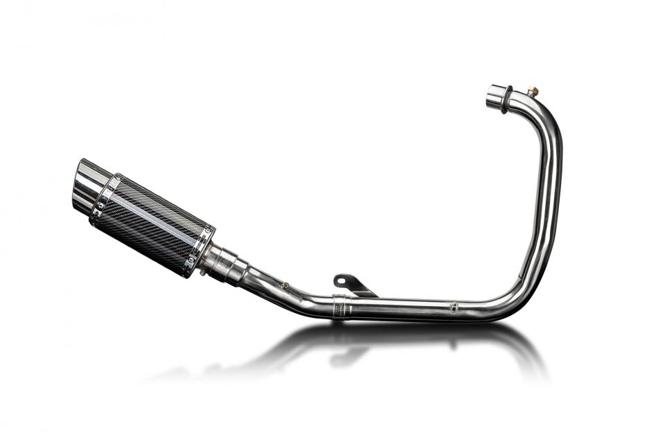 Royal Enfield Hunter HNTR 350 2022-24 Full Exhaust 200mm Round Carbon Silencer