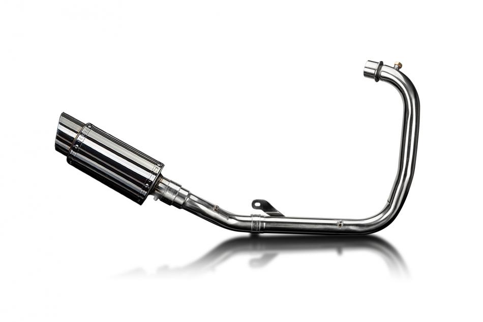 Royal Enfield Hunter HNTR 350 22-24 Full Exhaust 200mm Round Stainless Silencer