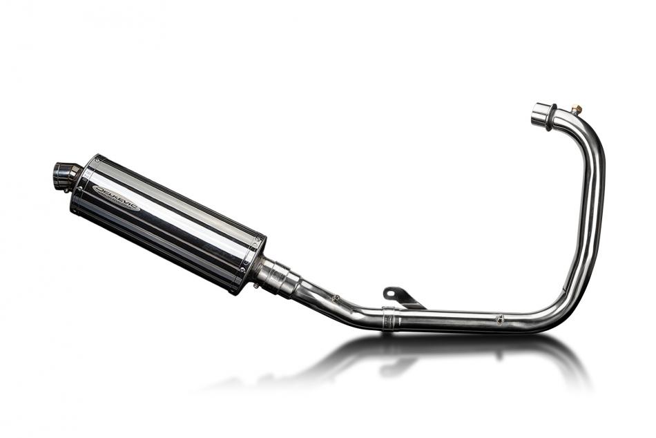 Royal Enfield Hunter HNTR 350 22-24 Full Exhaust 350mm Oval Stainless Silencer