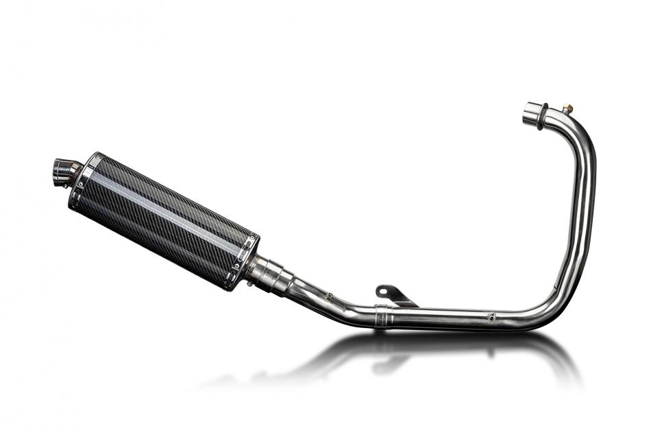 Royal Enfield Hunter HNTR 350 2022-2024 Full Exhaust 350mm Oval Carbon Silencer