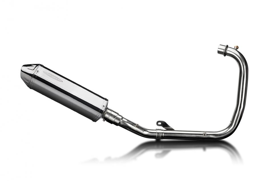 Royal Enfield Hunter HNTR 350 2022-24 Exhaust 320mm Tri-Oval Stainless Silencer