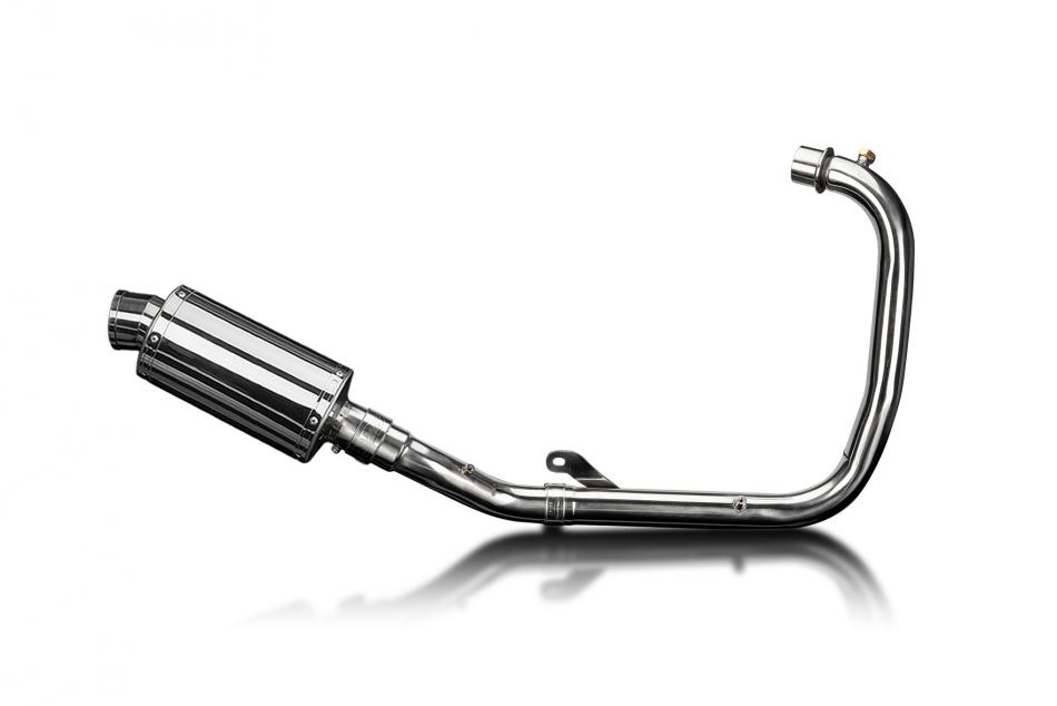 Royal Enfield Hunter HNTR 350 22-24 Full Exhaust 225mm Oval Stainless Silencer