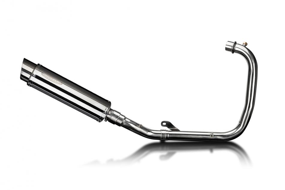 Royal Enfield Hunter HNTR 350 22-24 Full Exhaust 350mm Round Stainless Silencer