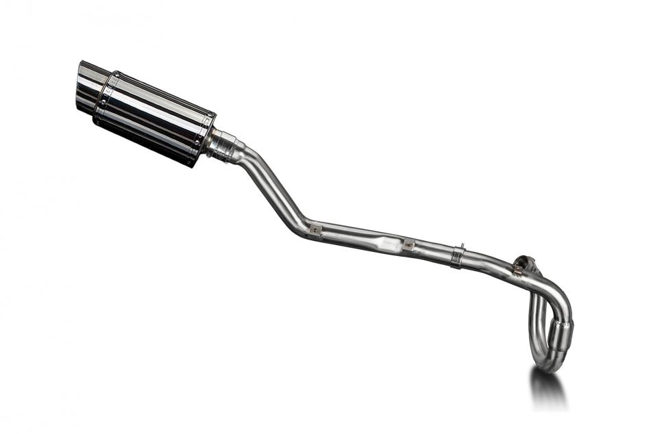 Suzuki DRZ400E 2000-2009 Delkevic Full Exhaust 200mm Round Stainless Silencer