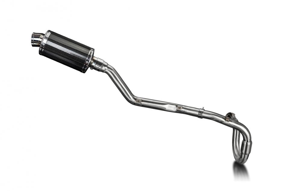 Suzuki DRZ400E 2000-2009 Delkevic Full Exhaust 225mm Oval Carbon Silencer Can