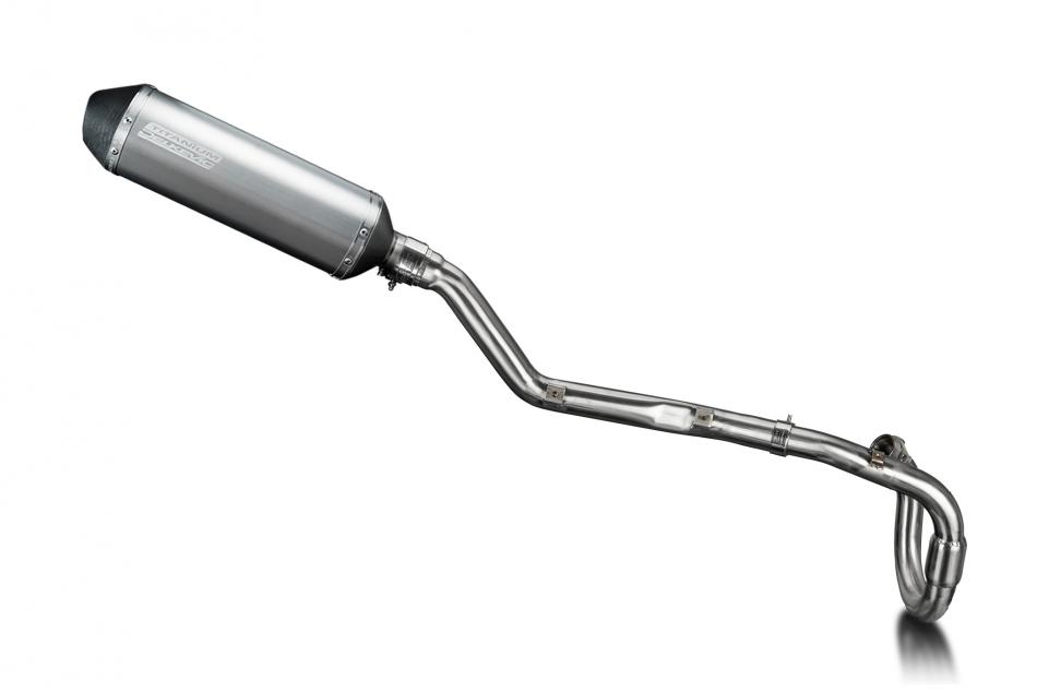 Suzuki DRZ400E 2000-2009 Delkevic Full Exhaust 343mm X-Oval Titanium Silencer