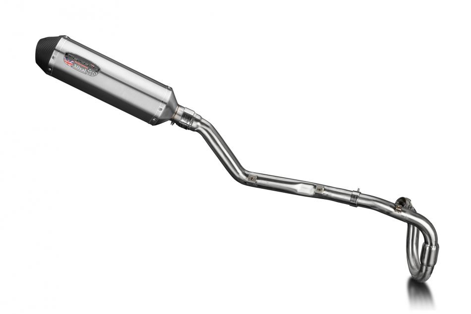 Suzuki DRZ400E 2000-2009 Delkevic Full Exhaust 343mm X-Oval Stainless Silencer