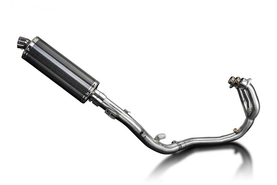 Triumph Tiger 900 GT 2020-2023 Full Exhaust 3-1 350mm Oval Carbon Silencer