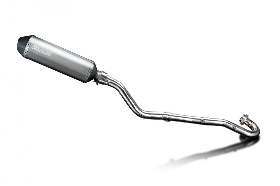 KLR650 E 2008-2021 / XOVAL 343mm (13.5 inch) TITANIUM SILENCER COMPLETE SYSTEM