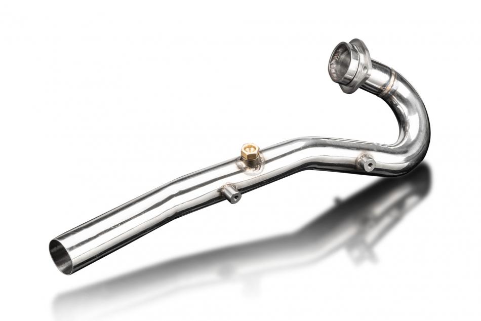 KLR650 F-G-H Adventure - Traveler 2022-2025 / DOWNPIPE with O2 Sensor 304 STAINLESS STEEL OEM Replac