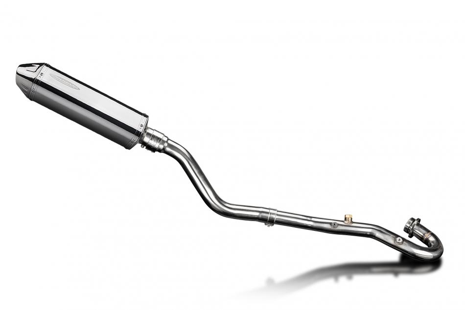 KLR650 F-G-H Adventure - Traveler 2022-2025 / TRI-OVAL 320mm (13 inch) RH SILENCER COMPLETE SYSTEM 3