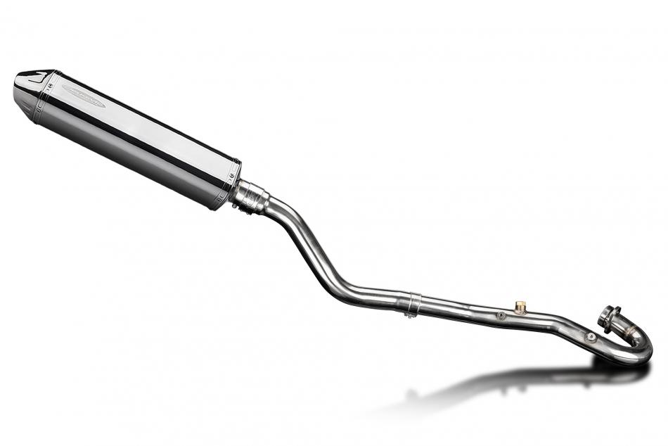 KLR650 F-G-H Adventure - Traveler 2022-2025 / TRI-OVAL 420mm (17 inch) RH SILENCER COMPLETE SYSTEM 3