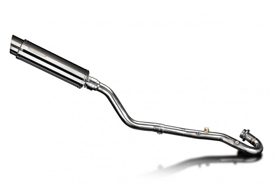 KLR650 F-G-H Adventure - Traveler 2022-2025 / SL10 ROUND 350mm (14 inch) SILENCER COMPLETE SYSTEM 30