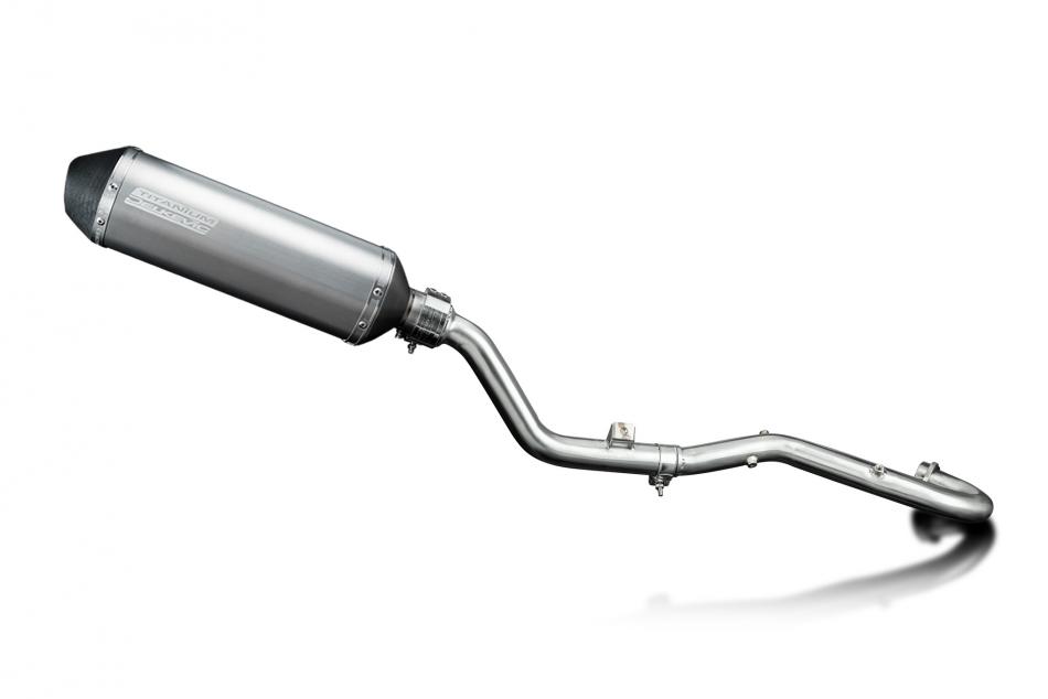 Suzuki DR350 1990-1999 Complete Exhaust 343mm X-Oval Titanium Silencer Can