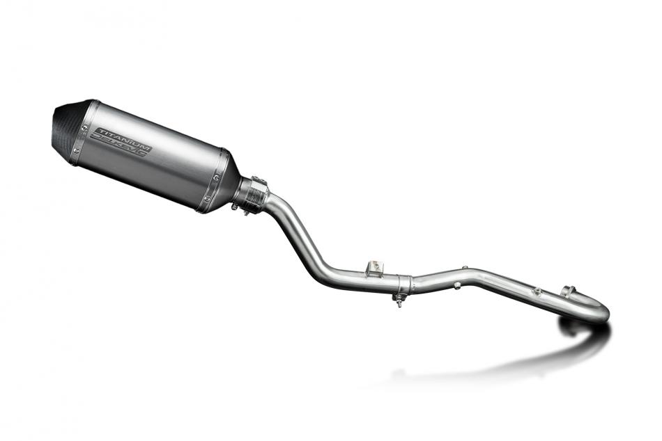 Suzuki DR350 1990-1999 Complete Exhaust 260mm X-Oval Titanium Silencer Can