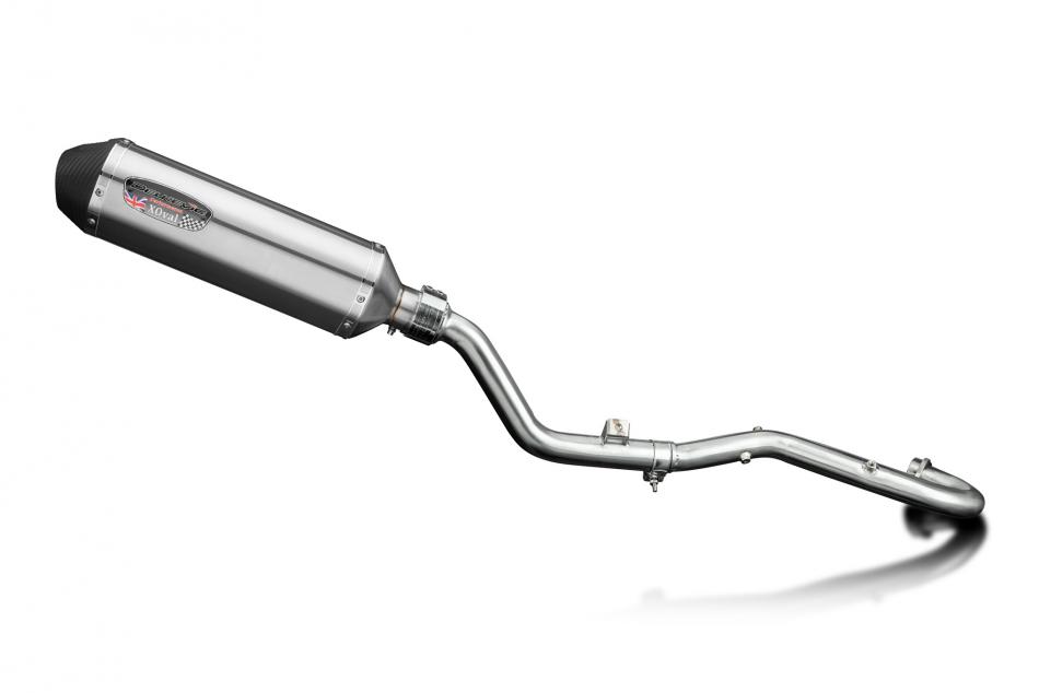 Suzuki DR350 1990-1999 Complete Exhaust 343mm X-Oval Stainless Silencer Can