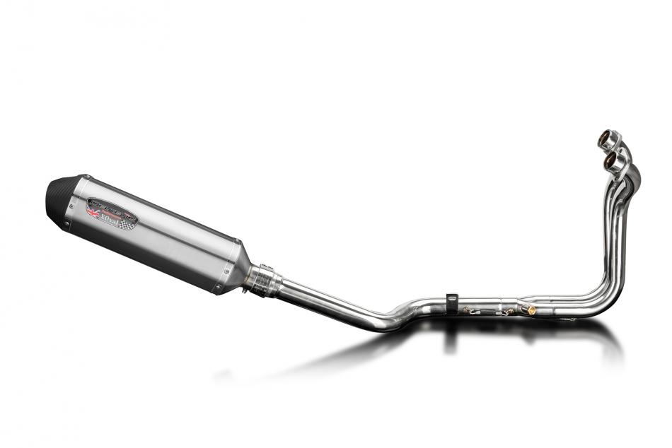 Suzuki 800DE V-Strom 2023-2025 Full Exhaust 2-1 343mm X-Oval Stainless Silencer