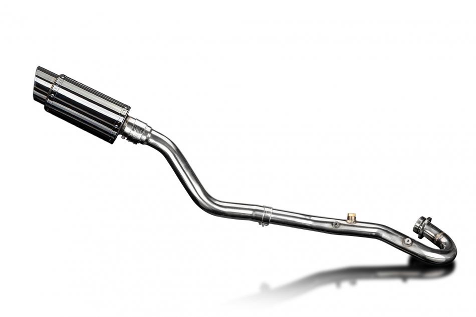 KLR650 F-G-H Adventure - Traveler 2022-2025 / MINI 200mm (8 inch) ROUND SILENCER COMPLETE SYSTEM 304