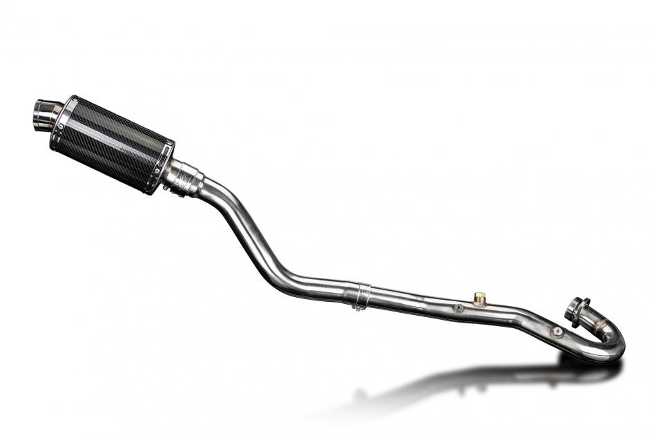 KLR650 F-G-H Adventure - Traveler 2022-2025 / DS70 OVAL 225mm (9 inch) CARBON FIBRE SILENCER COMPLET