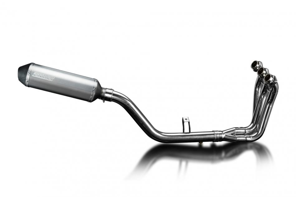 TRACER 9 GT 2021-2024 / XOVAL 343mm (13.5 inch) TITANIUM SILENCER 3 into 1 COMPLETE SYSTEM