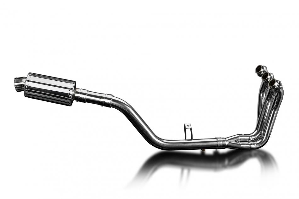 TRACER 9 GT 2021-2024 / SS70 OVAL 225mm (9 inch) SILENCER 3 into 1 304 STAINLESS STEEL COMPLETE SYST