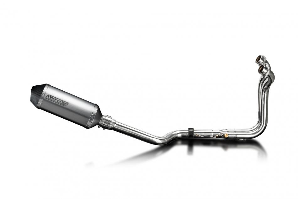 800RE V-STROM 2024-2025 / XOVAL 260mm (10 inch) TITANIUM SILENCER 2 into 1 COMPLETE SYSTEM