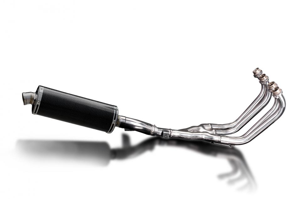 YAMAHA XJ600 DIVERSION 92-04 FULL 4-1 EXHAUST 350mm CARBON OVAL BSAU SILENCER