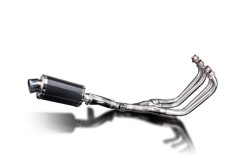 YAMAHA XJ600 DIVERSION 92-04 FULL 4-1 EXHAUST 225mm CARBON OVAL SILENCER