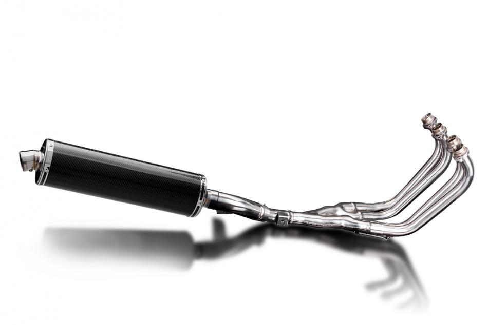 YAMAHA XJ600 DIVERSION 92-04 FULL 4-1 EXHAUST 450mm CARBON OVAL BSAU SILENCER