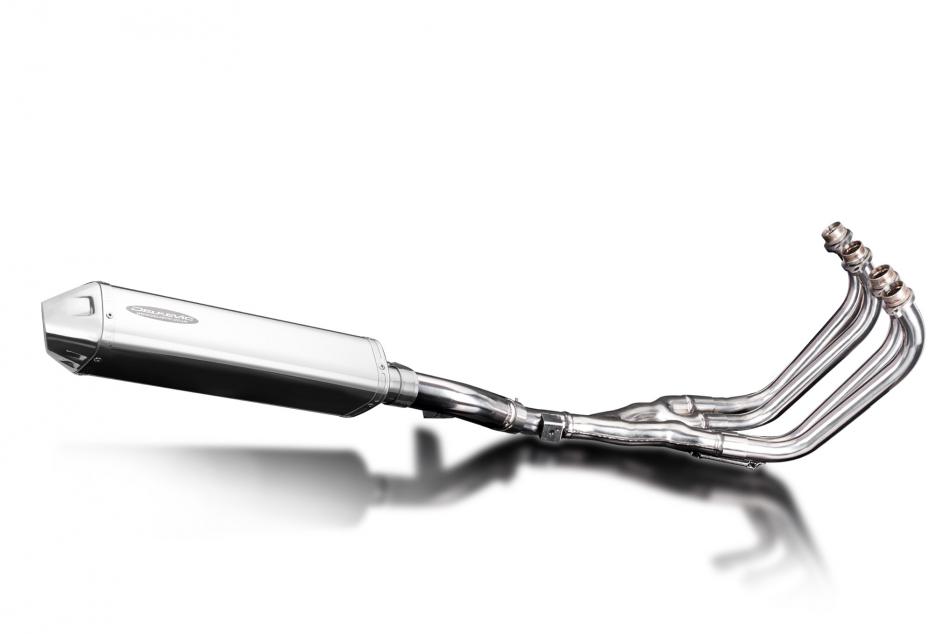 Yamaha XJ600 Diversion 92-04 Full Exhaust 4-1 420mm Tri-Oval Stainless Silencer
