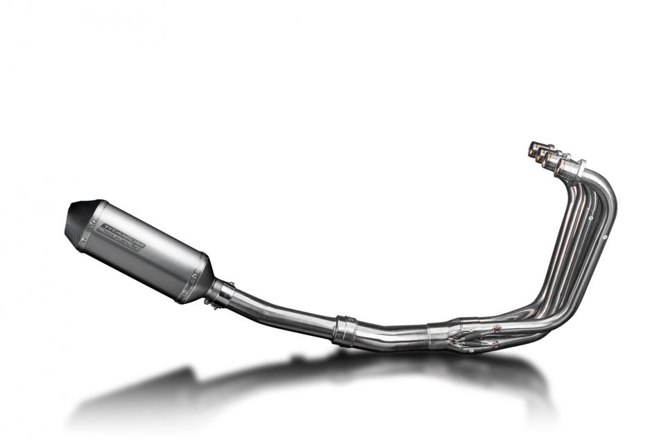 Kawasaki ZR7S ZR7 1994-2004 Complete Exhaust 4-1 260mm X-Oval Titanium Silencer