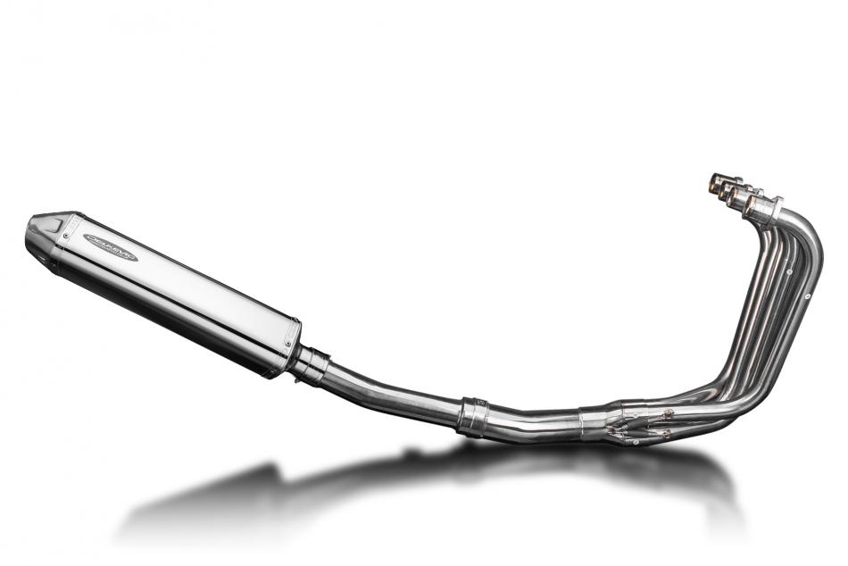 Kawasaki ZR7S ZR7 1994-04 Complete Exhaust 4-1 420mm Tri-Oval Stainless Silencer