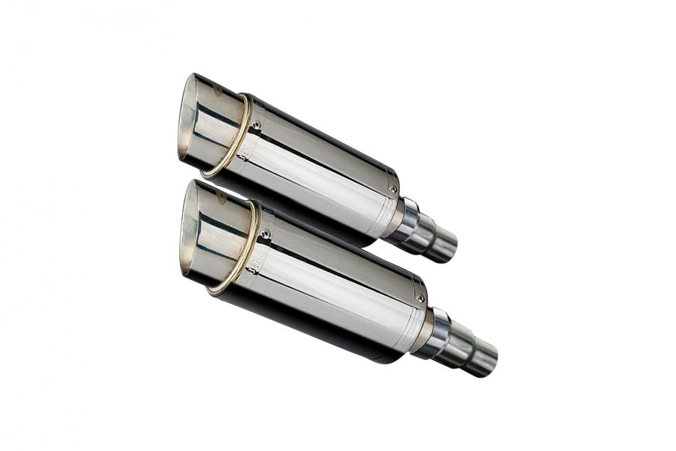 TRIUMPH SPEED TRIPLE 1050 05-10 200mm ROUND STAINLESS SILENCER EXHAUST KIT